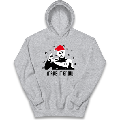 Make It Snow kids hoodie