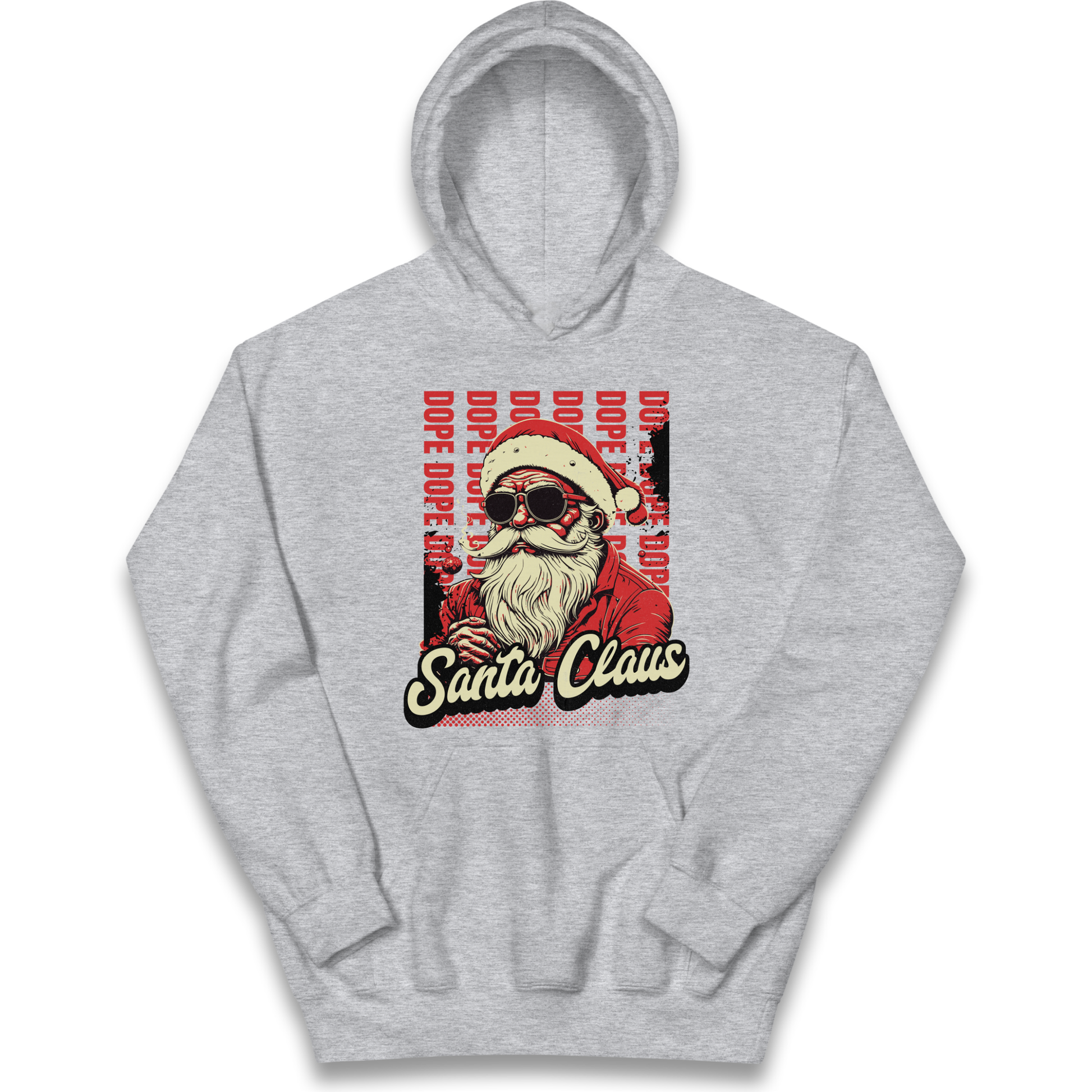Dope Santa Claus kids hoodie