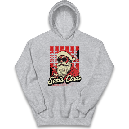 Dope Santa Claus kids hoodie