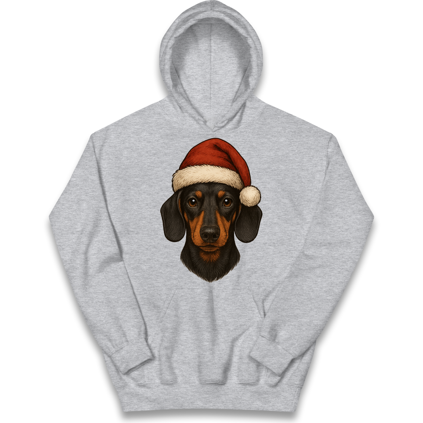 Sausage Dog Christmas Kids Hoodie