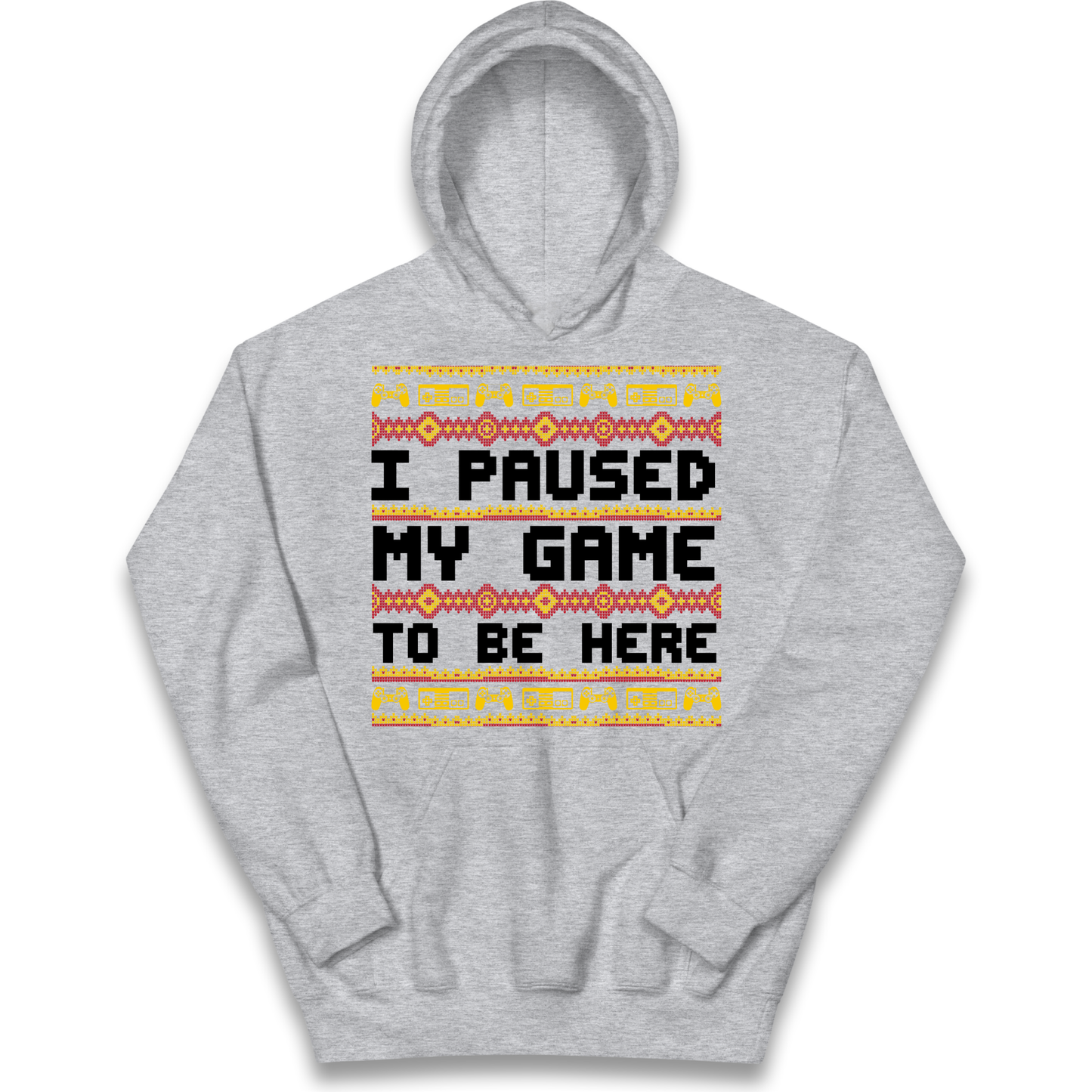 Paused My Game Kids Hoodie
