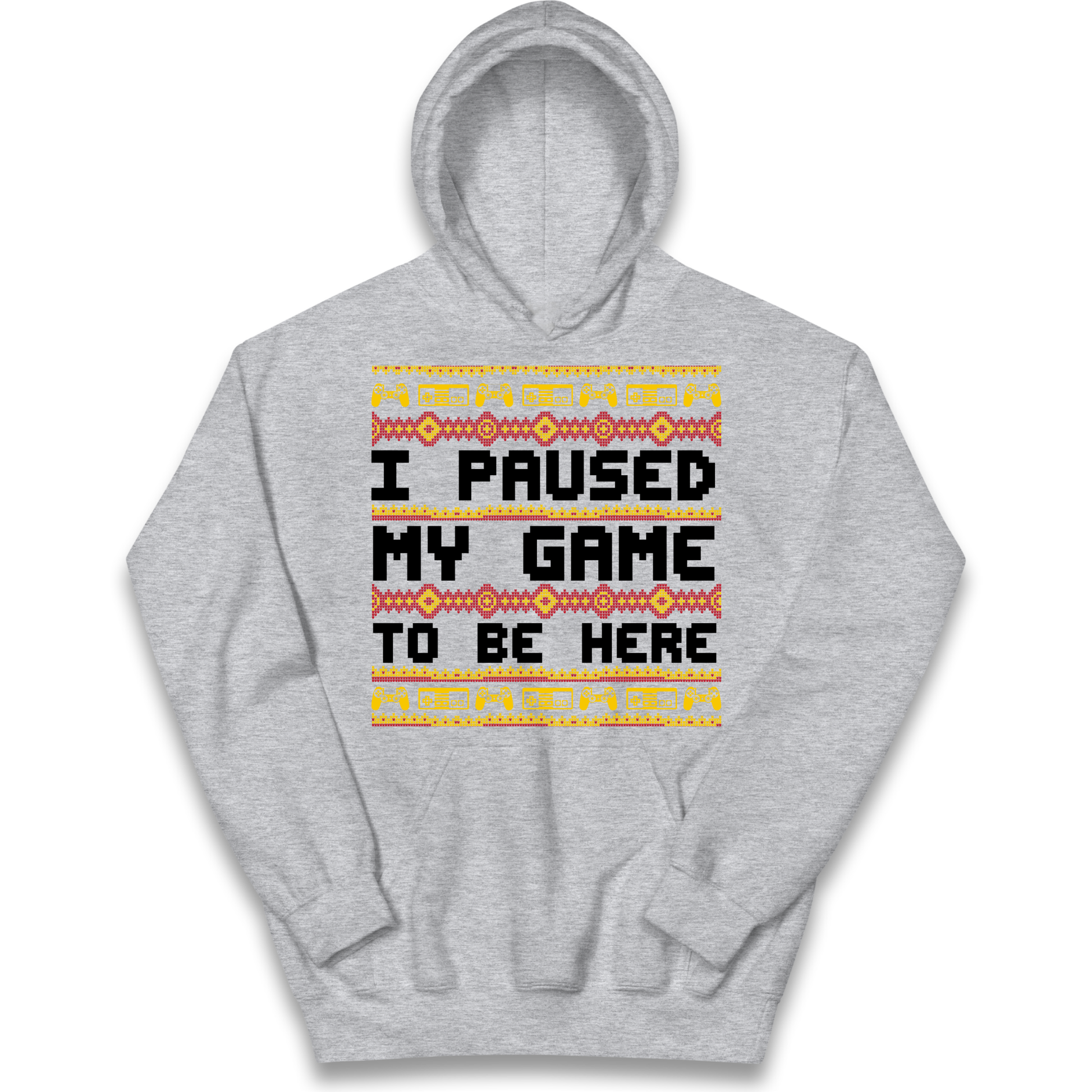 Paused My Game Kids Hoodie