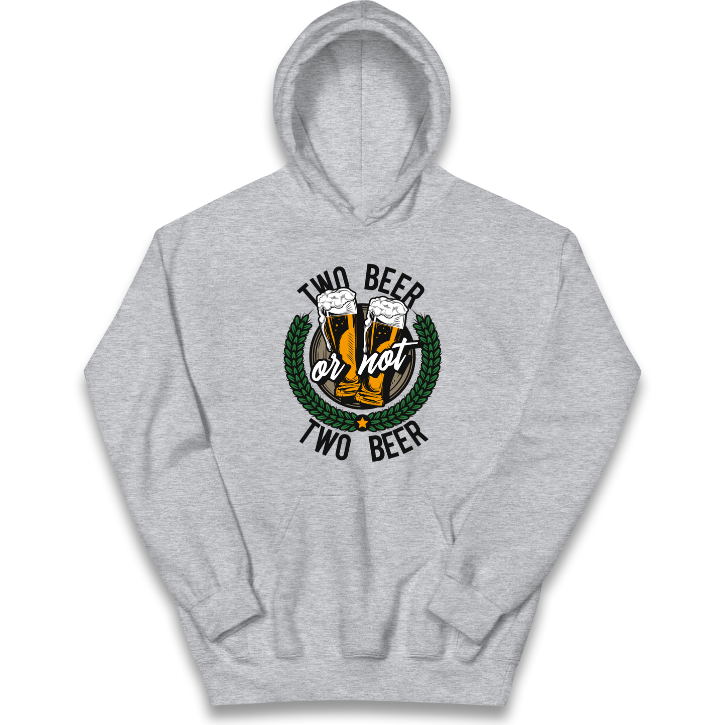 Two Beer or not Two Beer kids hoodie