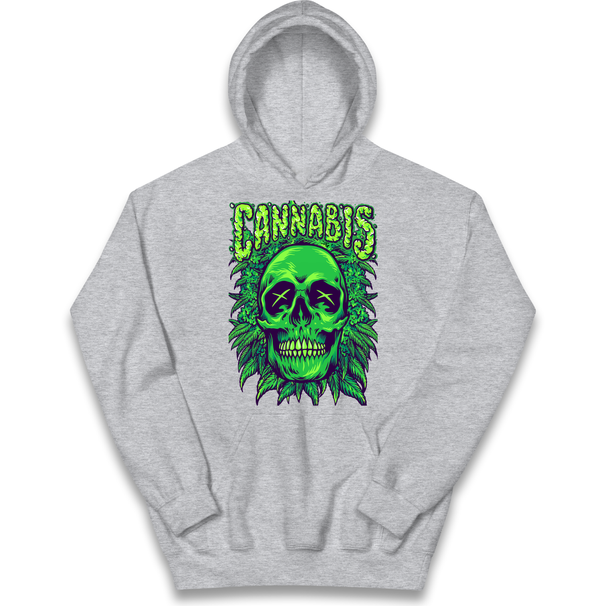 Cannabis Skull kids hoodie
