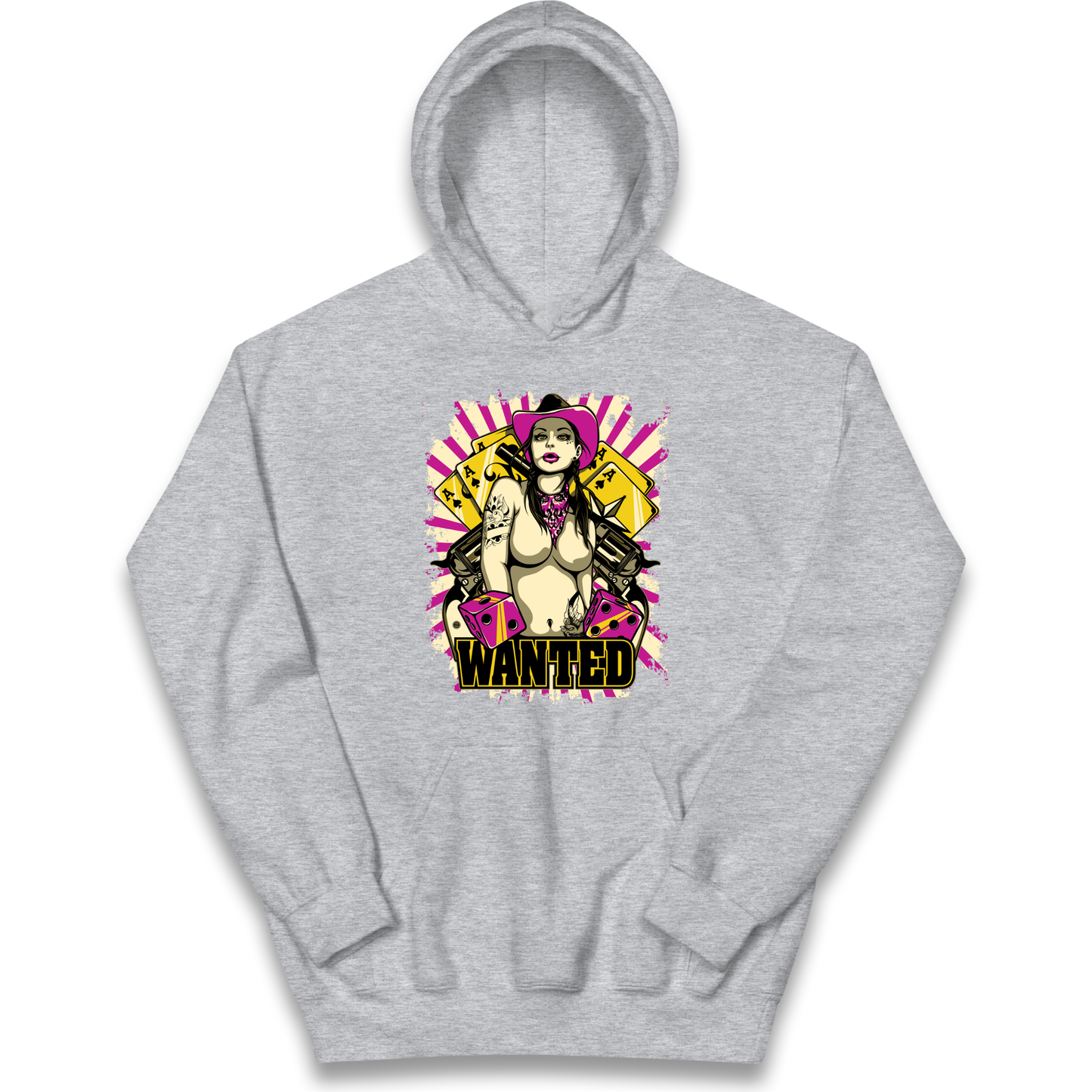 Wanted Ace Of Spades kids hoodie