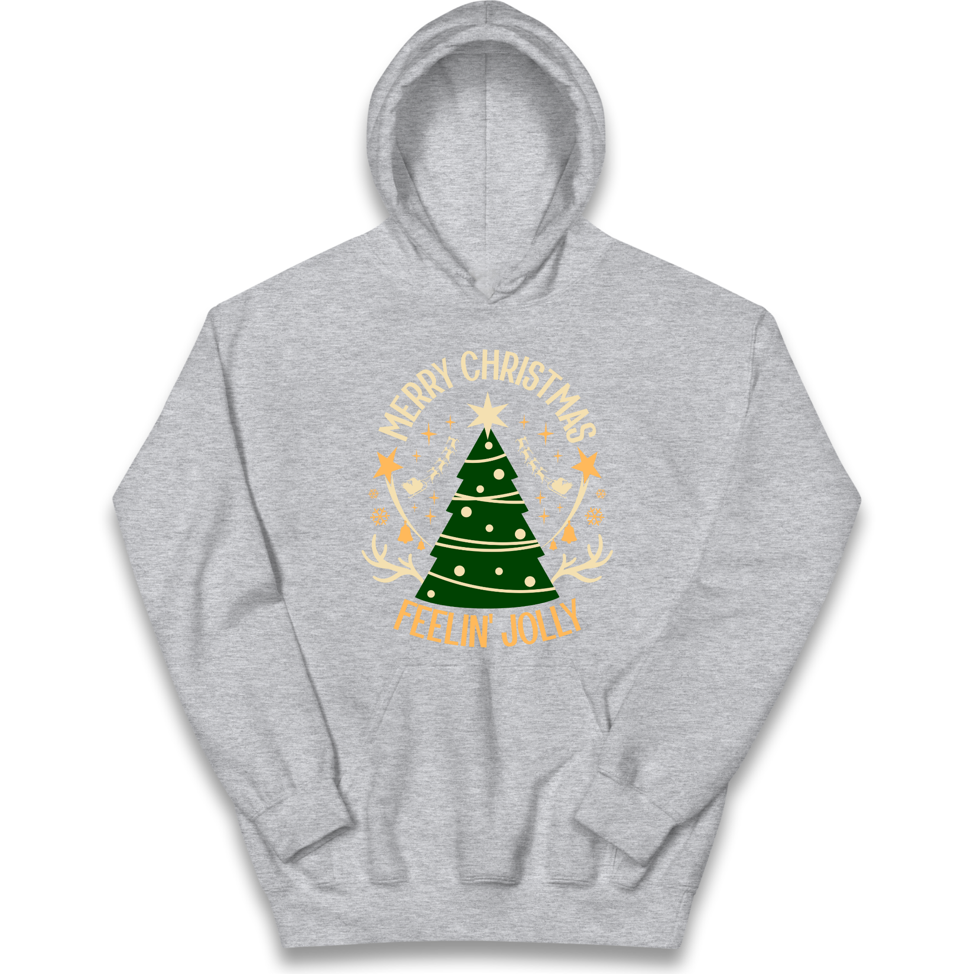 Merry Christmas Feeling Jolly Christmas kids hoodie