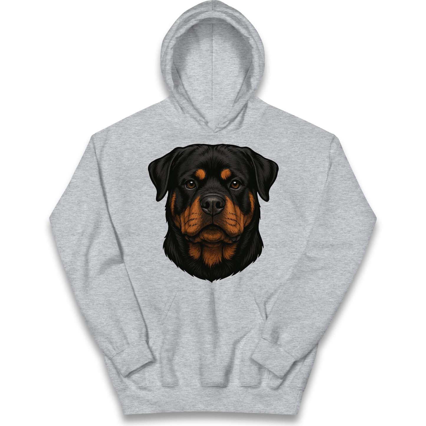 Rottweiler Face kids hoodie