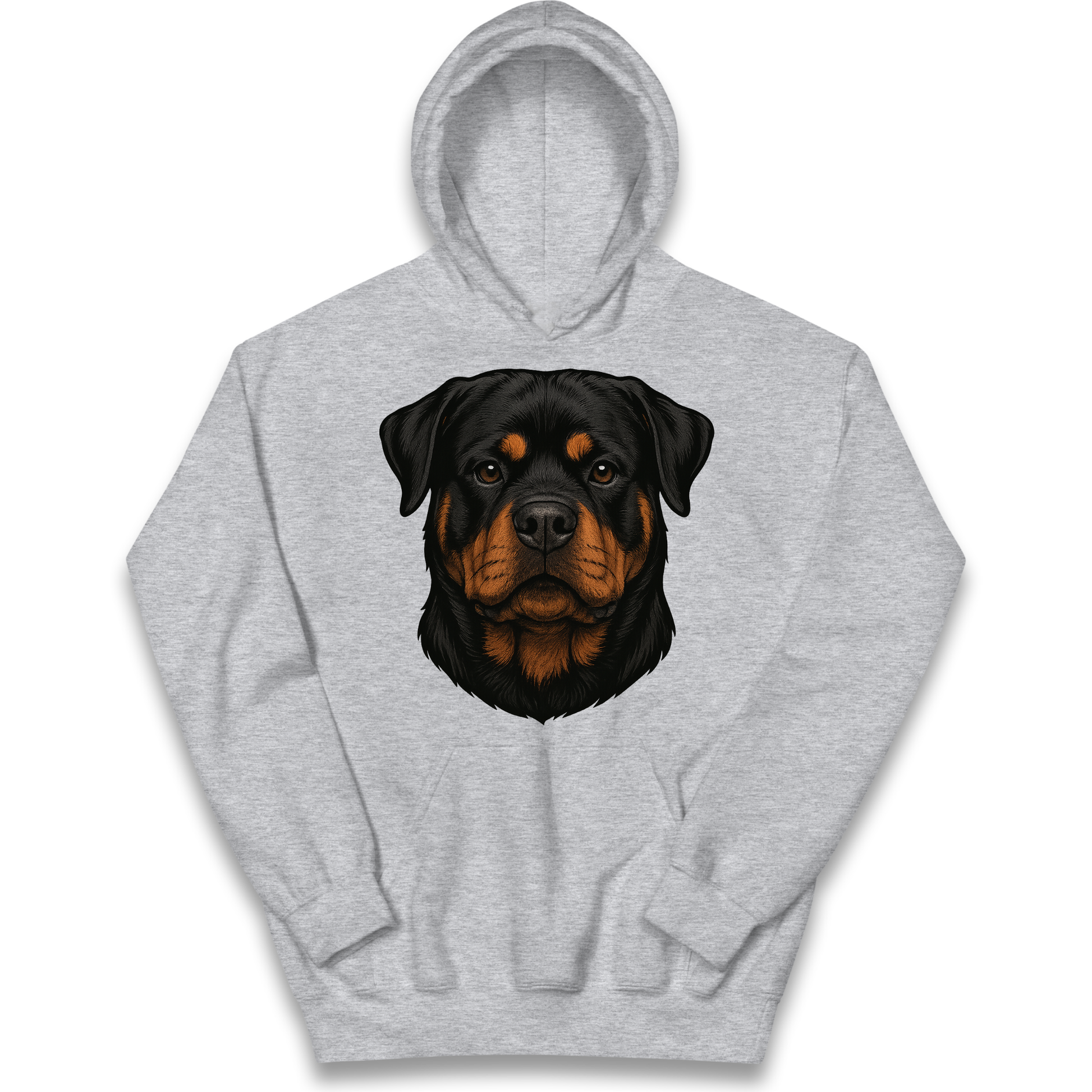 Rottweiler Face kids hoodie