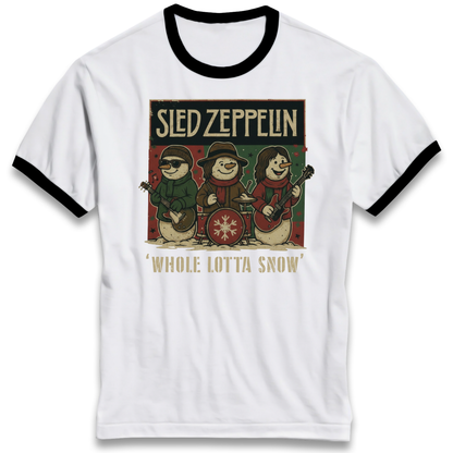 Led Zeppelin Christmas Ringer T Shirt