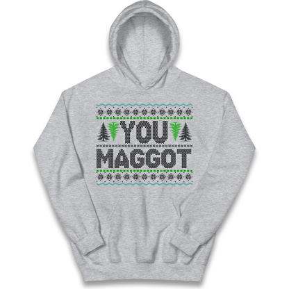Christmas jumper kids hoodie