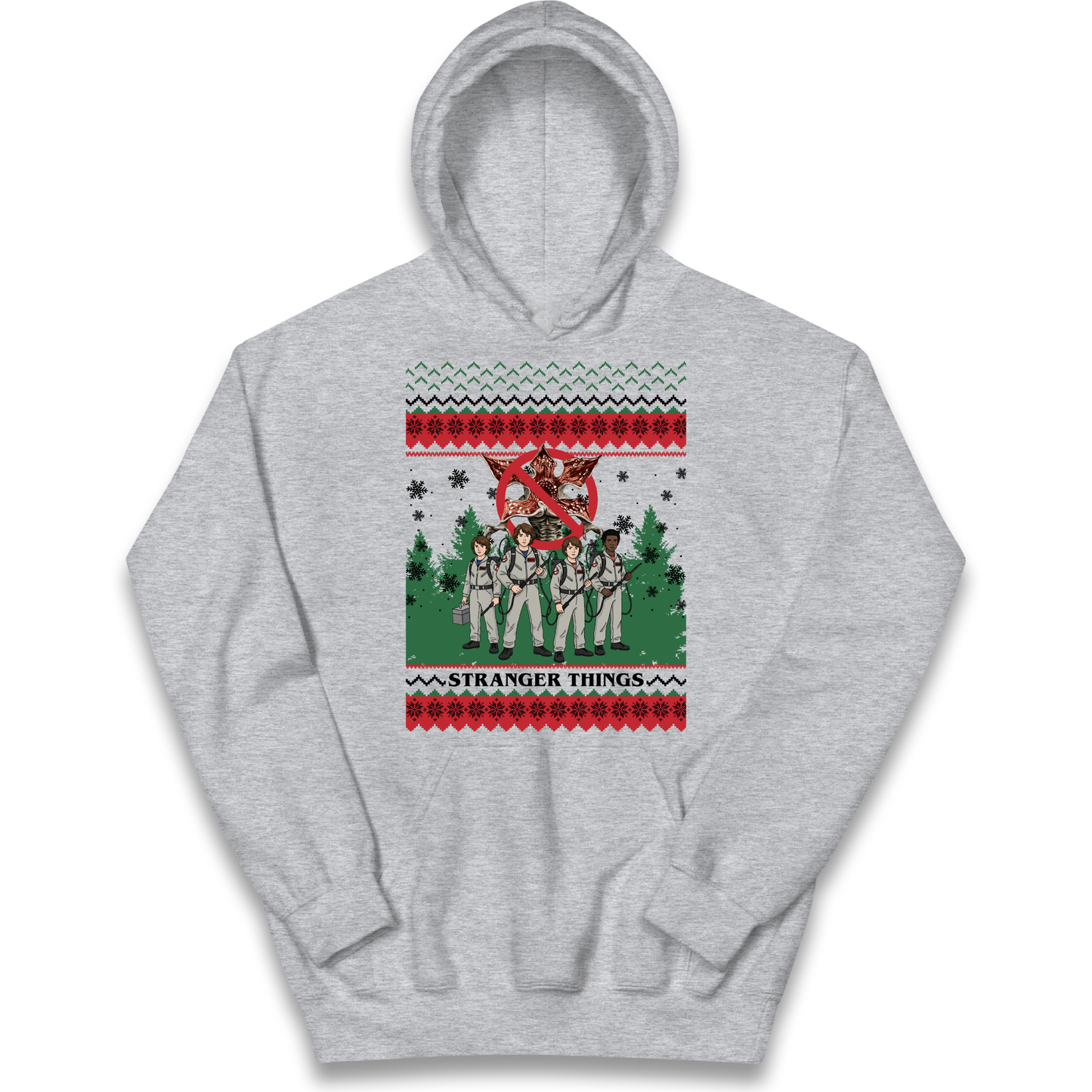Stranger Things Demogorgon Christmas Kids Hoodie