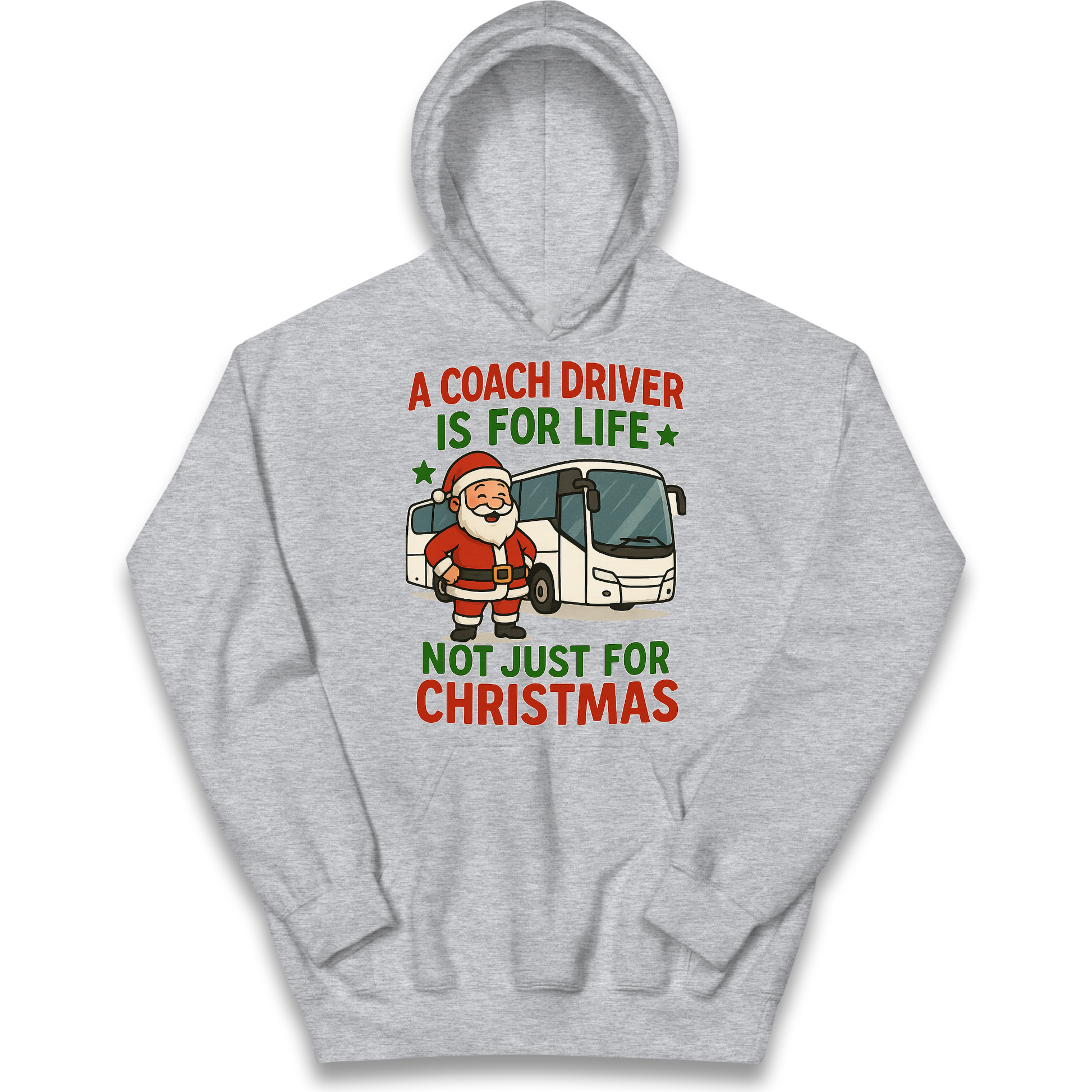 Coach Driver Christmas Kids Hoodie