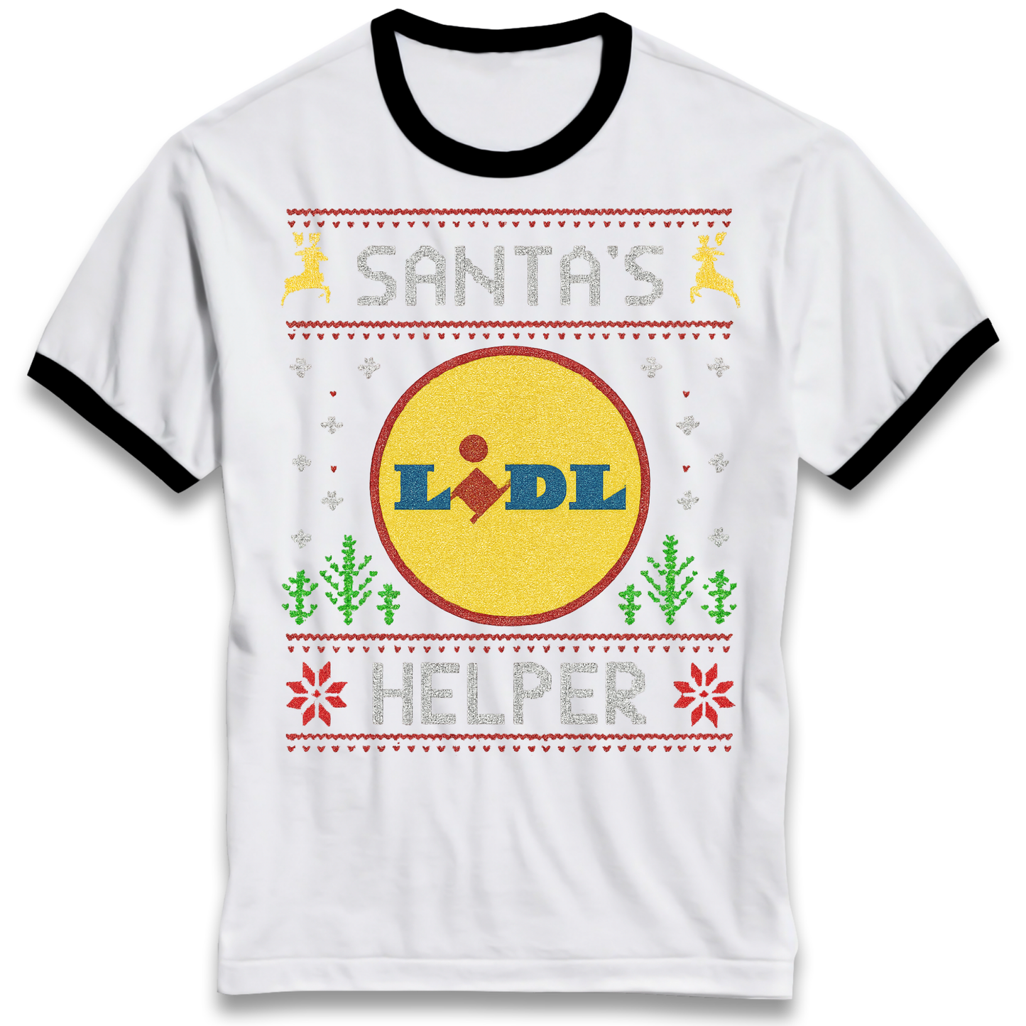 Lidl Christmas Ringer T Shirt