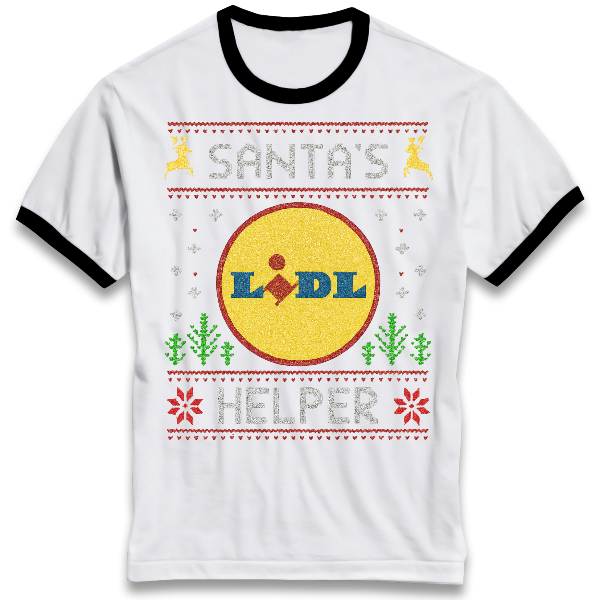 Lidl Christmas Ringer T Shirt