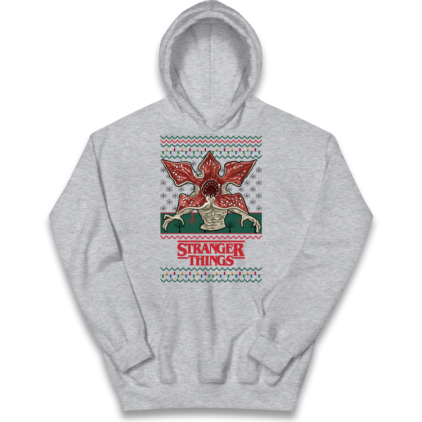 Demogorgon Christmas Kids Hoodie