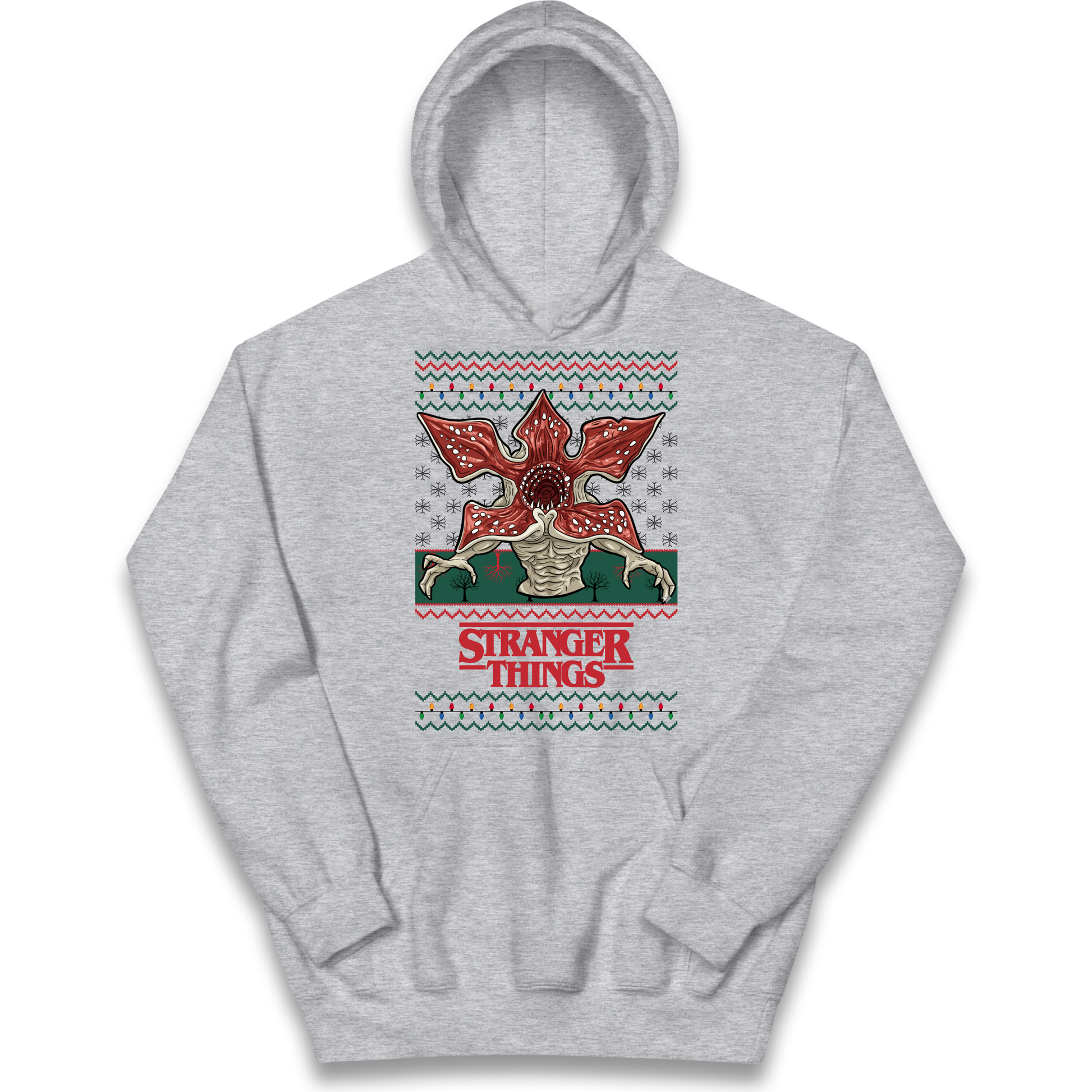Demogorgon Christmas Kids Hoodie
