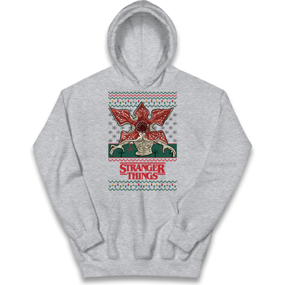 Demogorgon Christmas Kids Hoodie