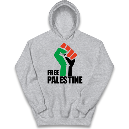 Free Palestine kids hoodie