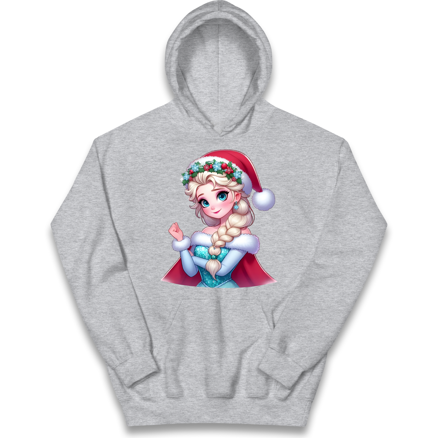 Elsa Frozen Santa kids hoodie
