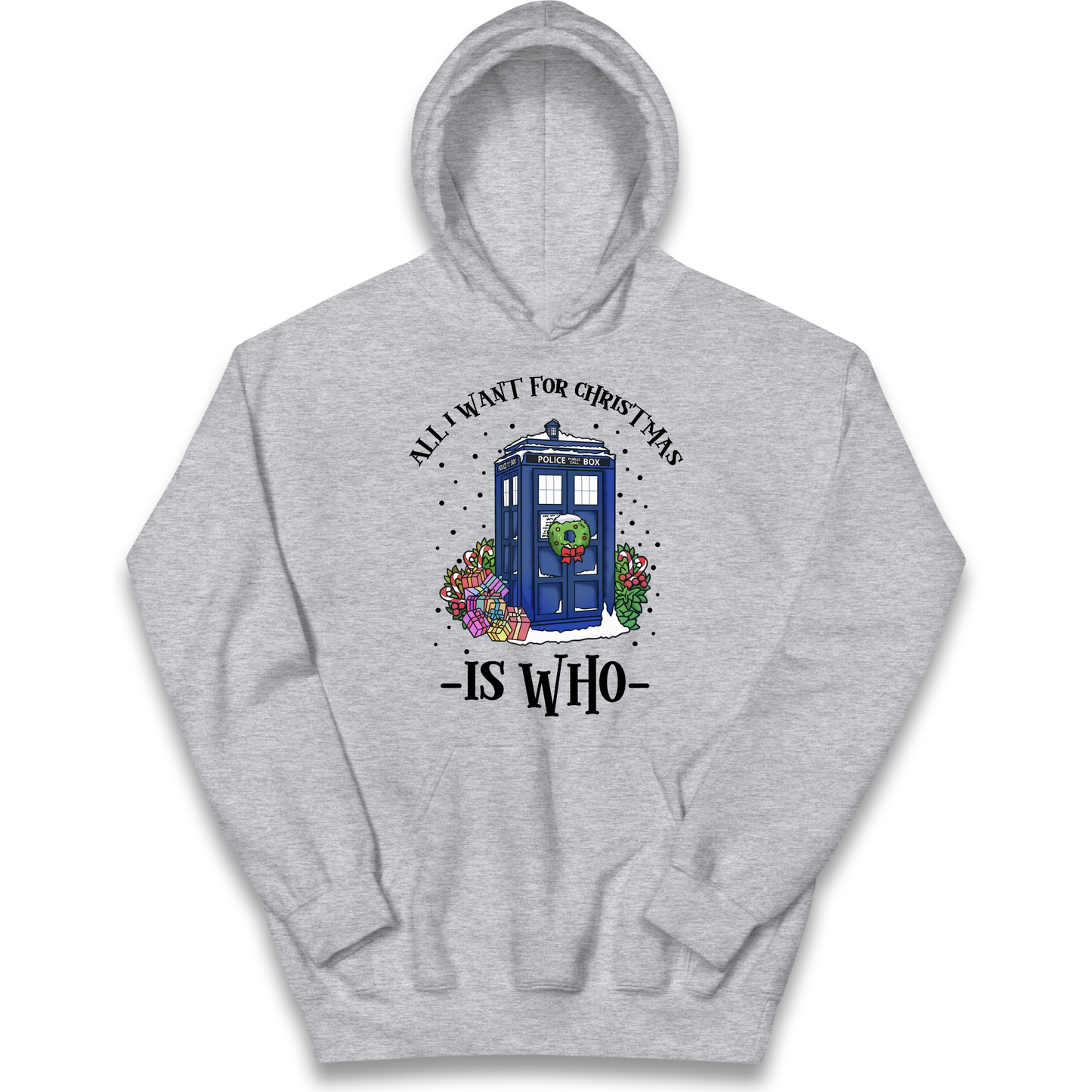 Dr Who Christmas kids hoodie