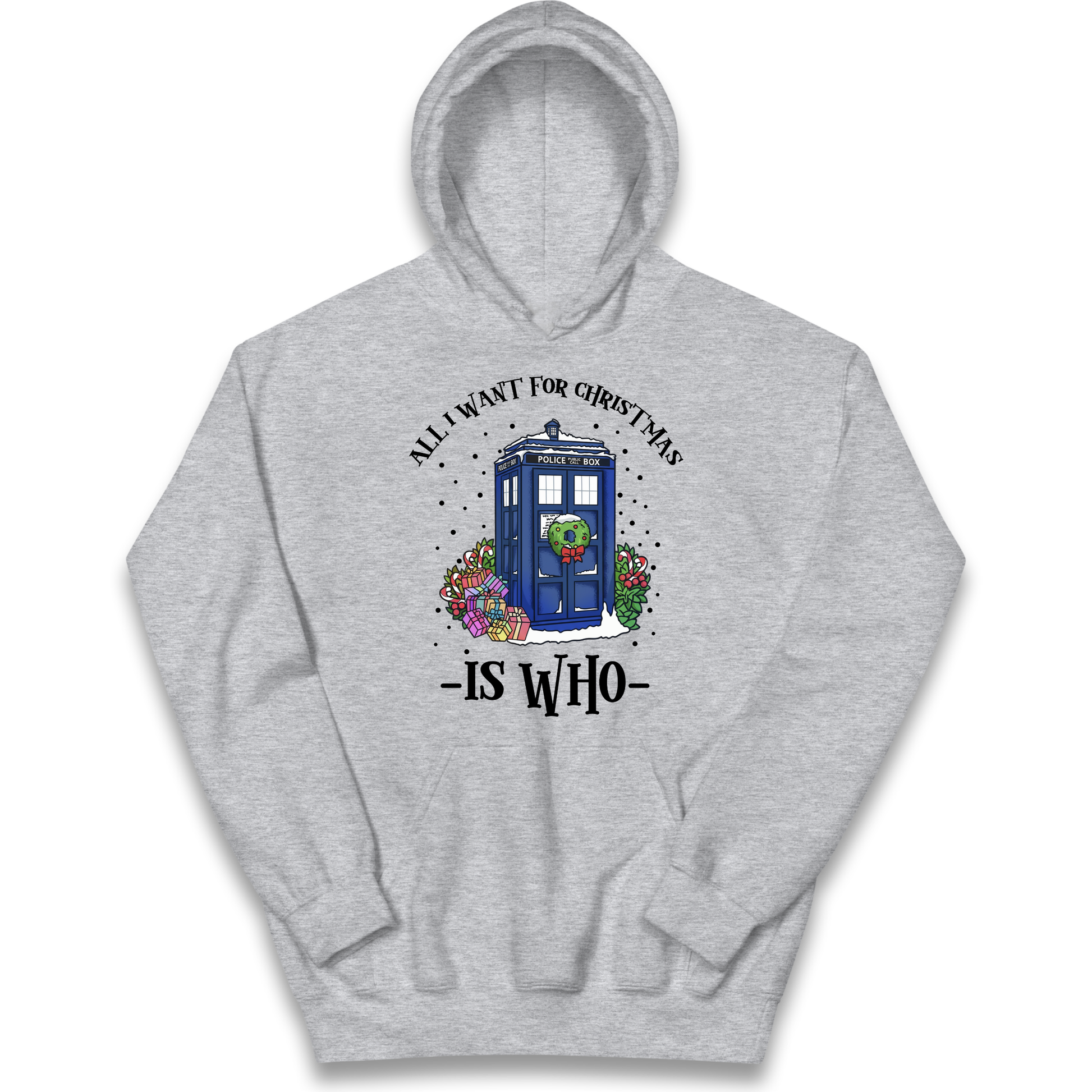 Dr Who Christmas kids hoodie
