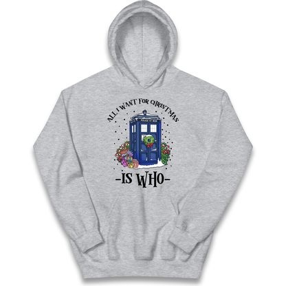 Dr Who Christmas kids hoodie