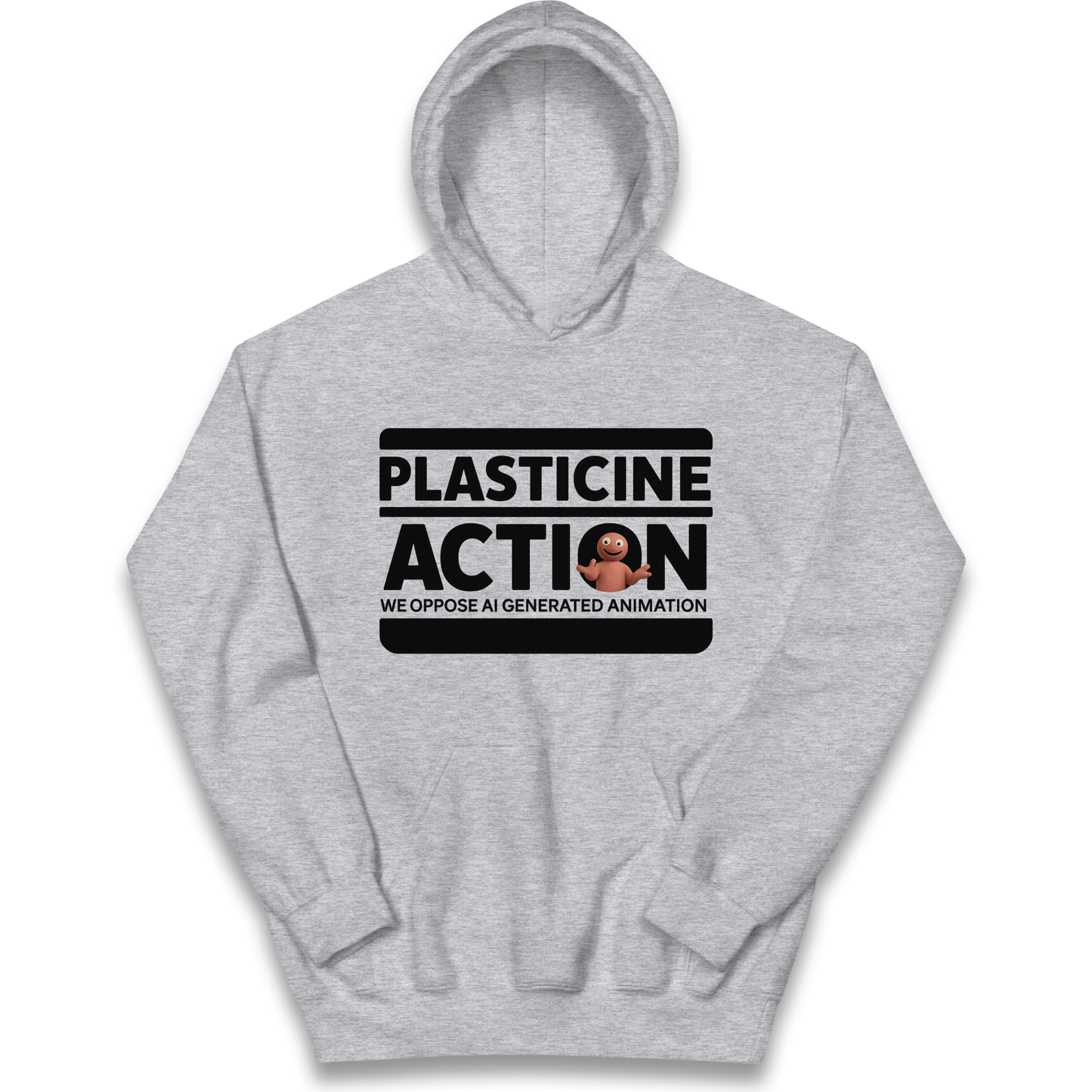 plasticine action kids hoodie