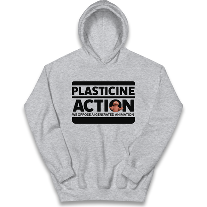 plasticine action kids hoodie
