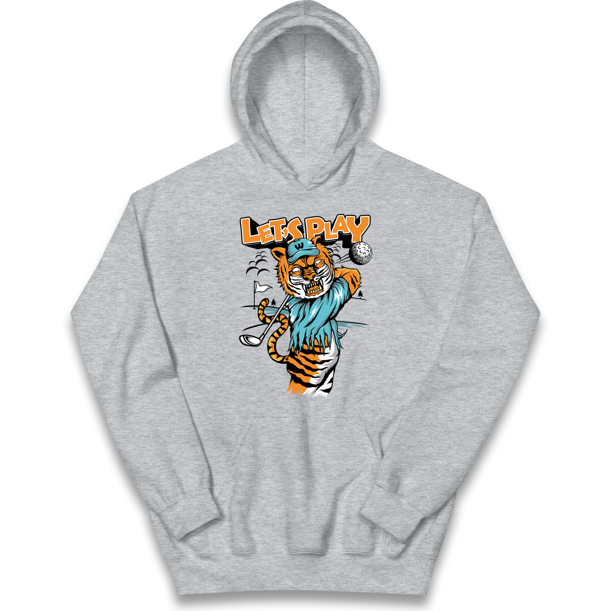 Lets Play Golf Tiger kids hoodie