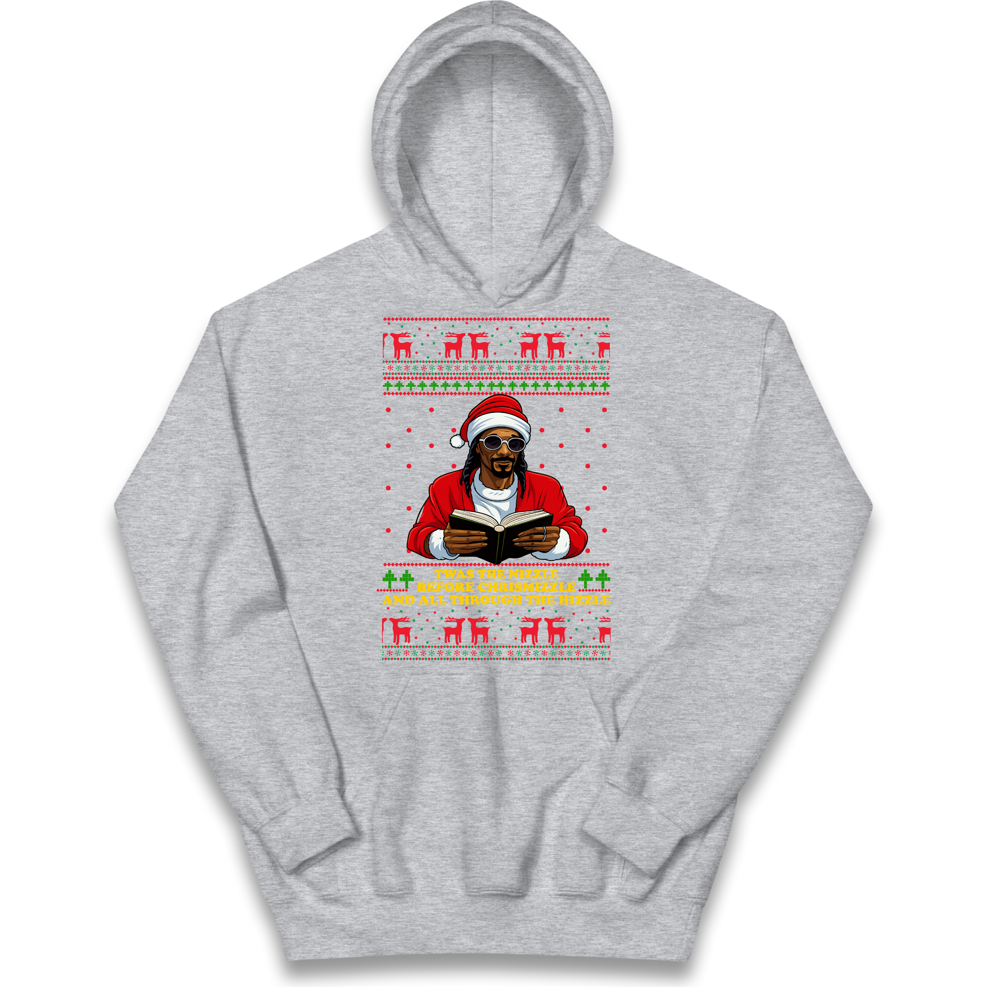 Snoop Dogg Nizzle Christmas Kids Hoodie