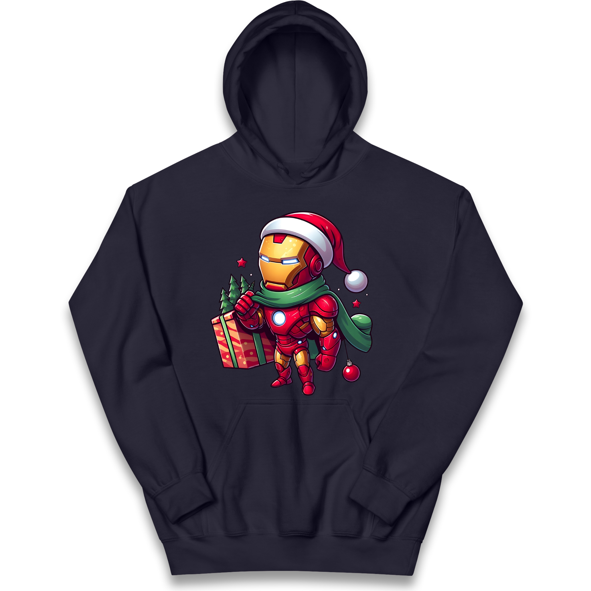 Ironman Santa kids hoodie