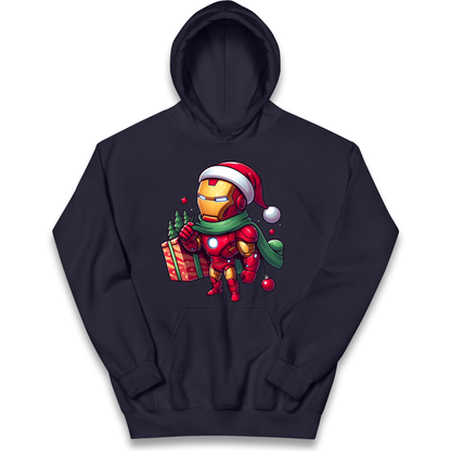 Ironman Santa kids hoodie