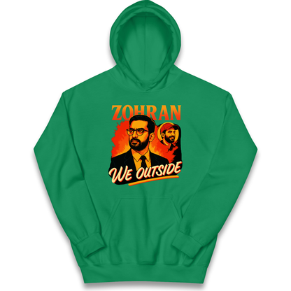 Zohran Mamdani Kids Hoodie