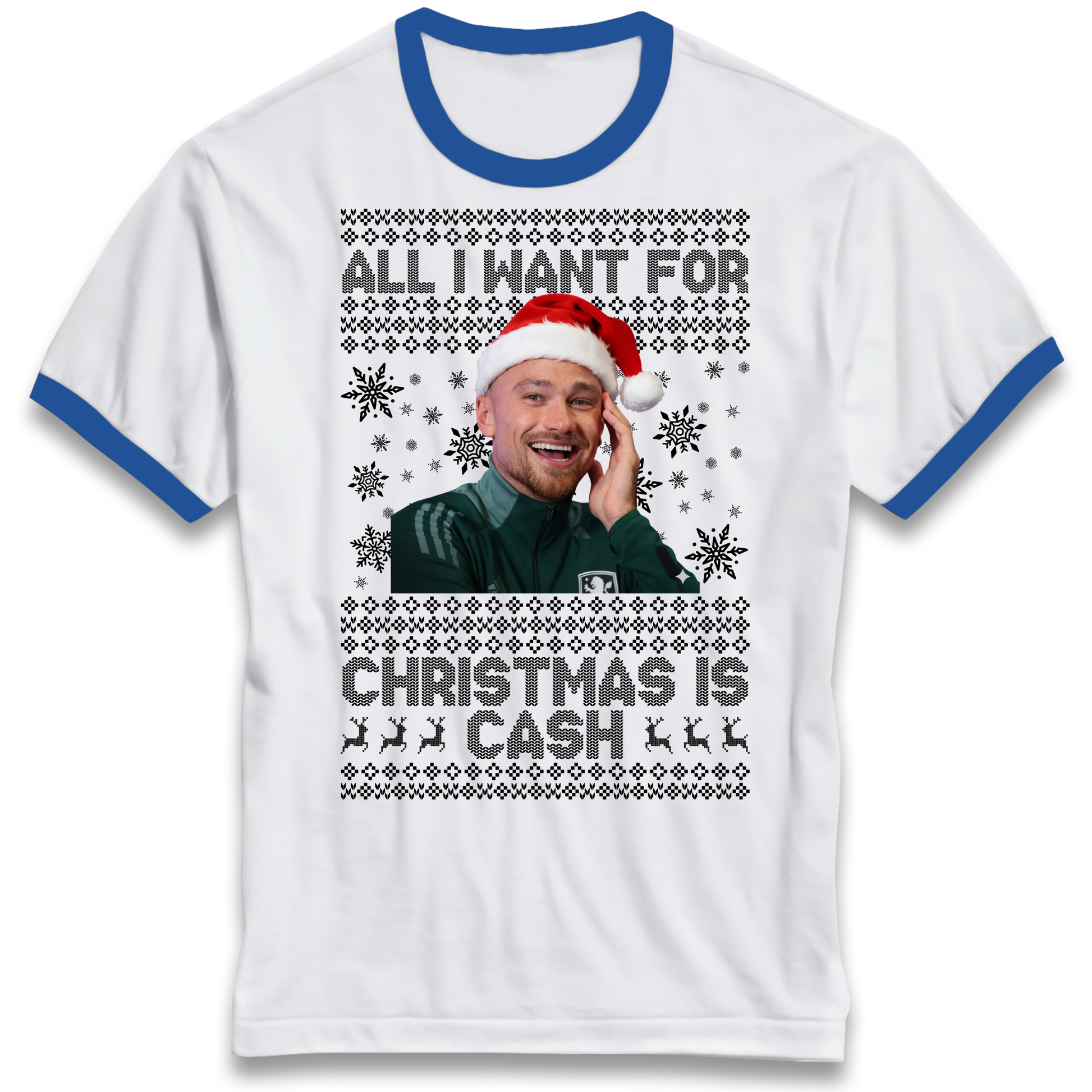 Matt Cash Christmas Ringer T Shirt