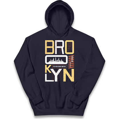 Brooklyn New York Urban District kids hoodie