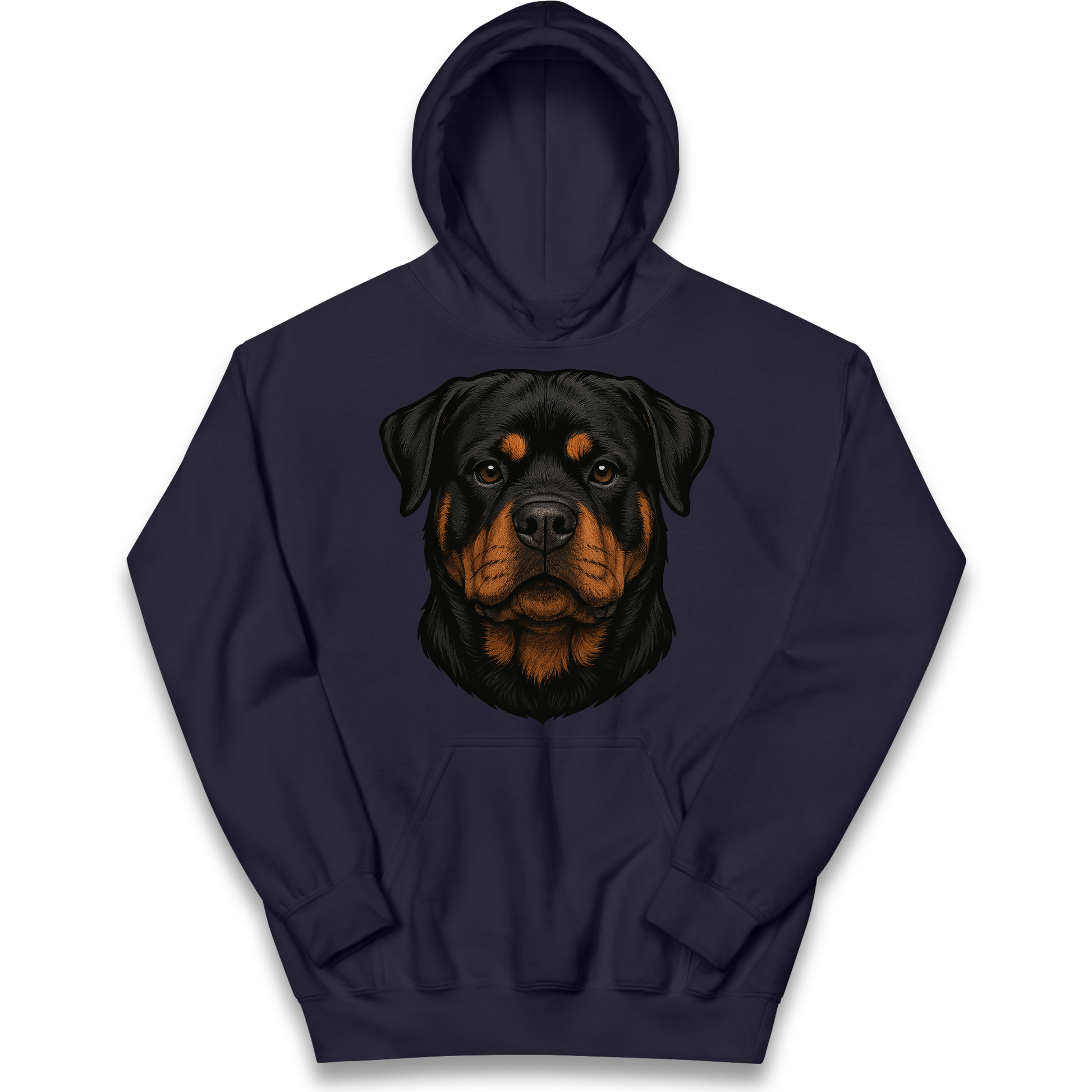Rottweiler Face kids hoodie