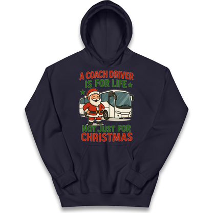 Coach Driver Christmas Kids Hoodie