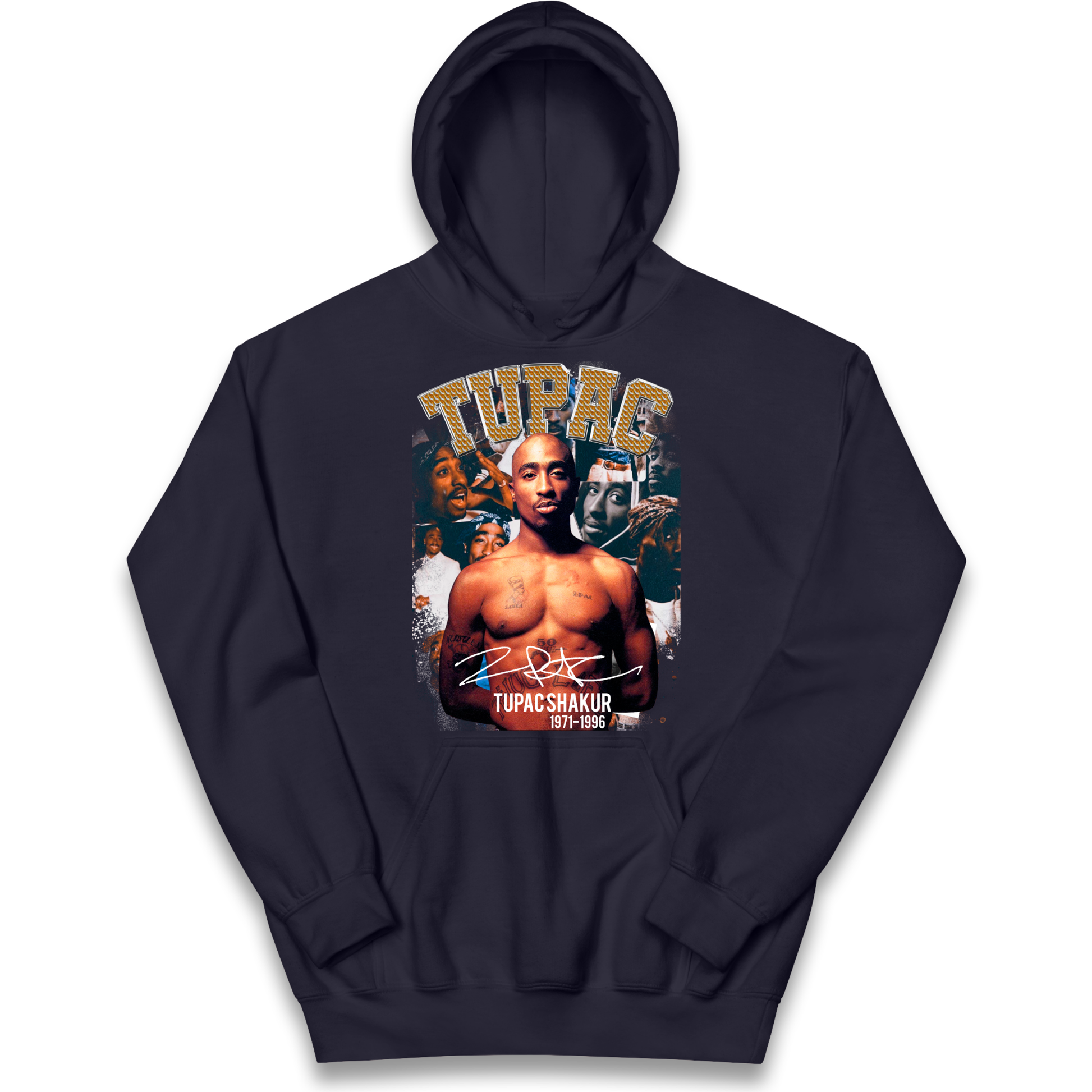 Tupac Shakur 1971 1996 kids hoodie