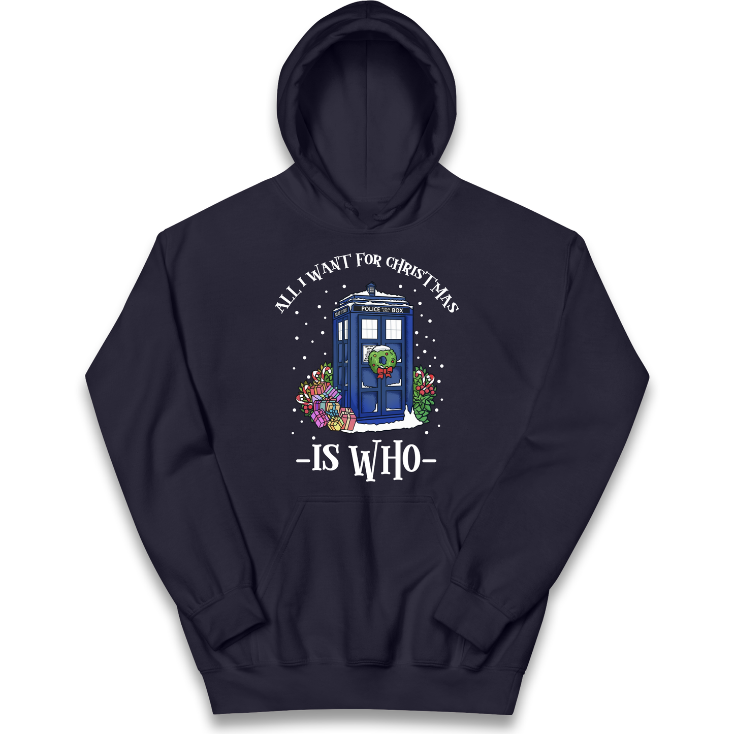 Dr Who Christmas kids hoodie