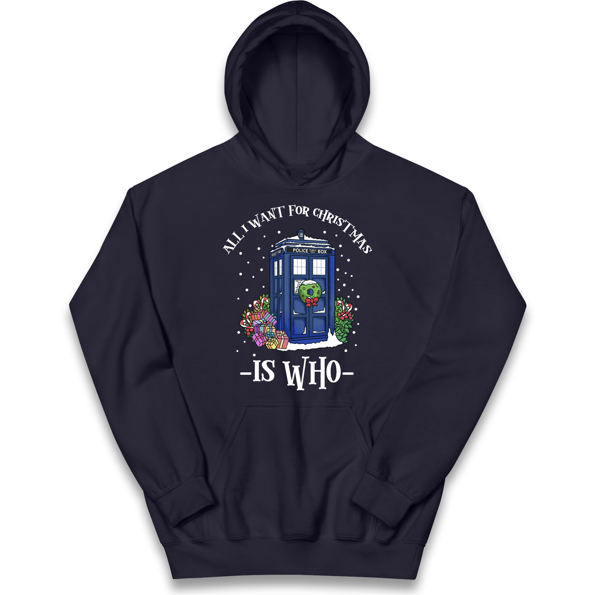Dr Who Christmas kids hoodie