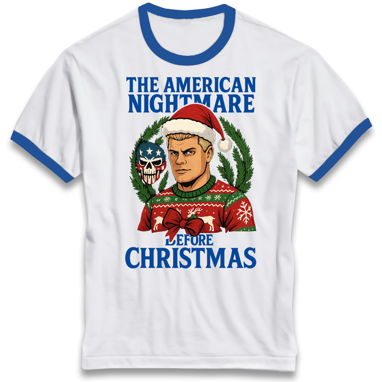 Cody Rhodes Christmas Ringer T Shirt