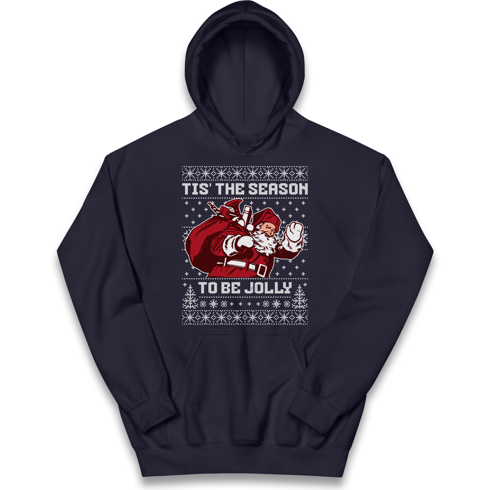 Tis The Season To Be Jolly Christmas kids hoodie