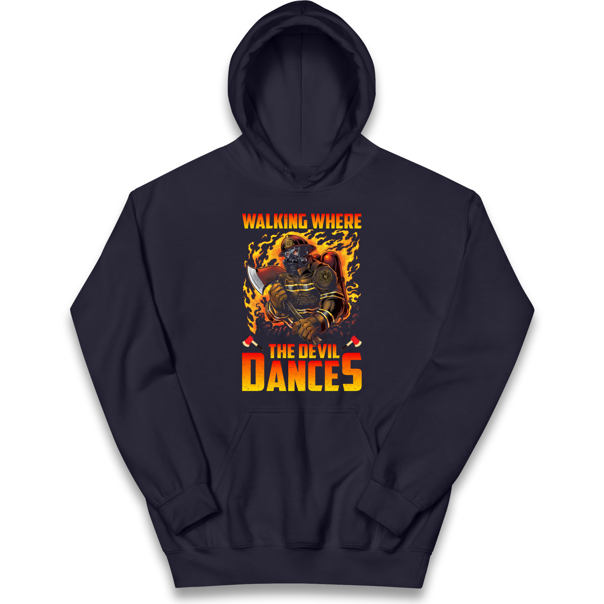 Walking Where The Devil Dances kids hoodie
