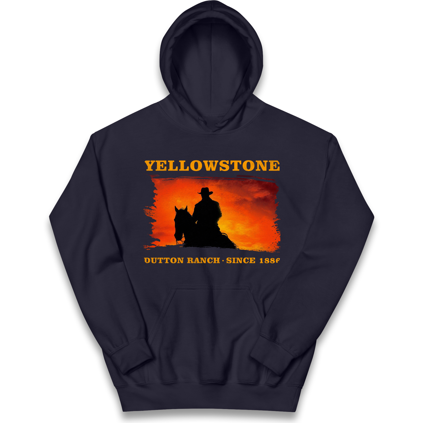 Yellowstone Dutton Ranch Since 1886 kids hoodie