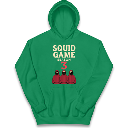 Squid Games Season 3 Kids Hoodie