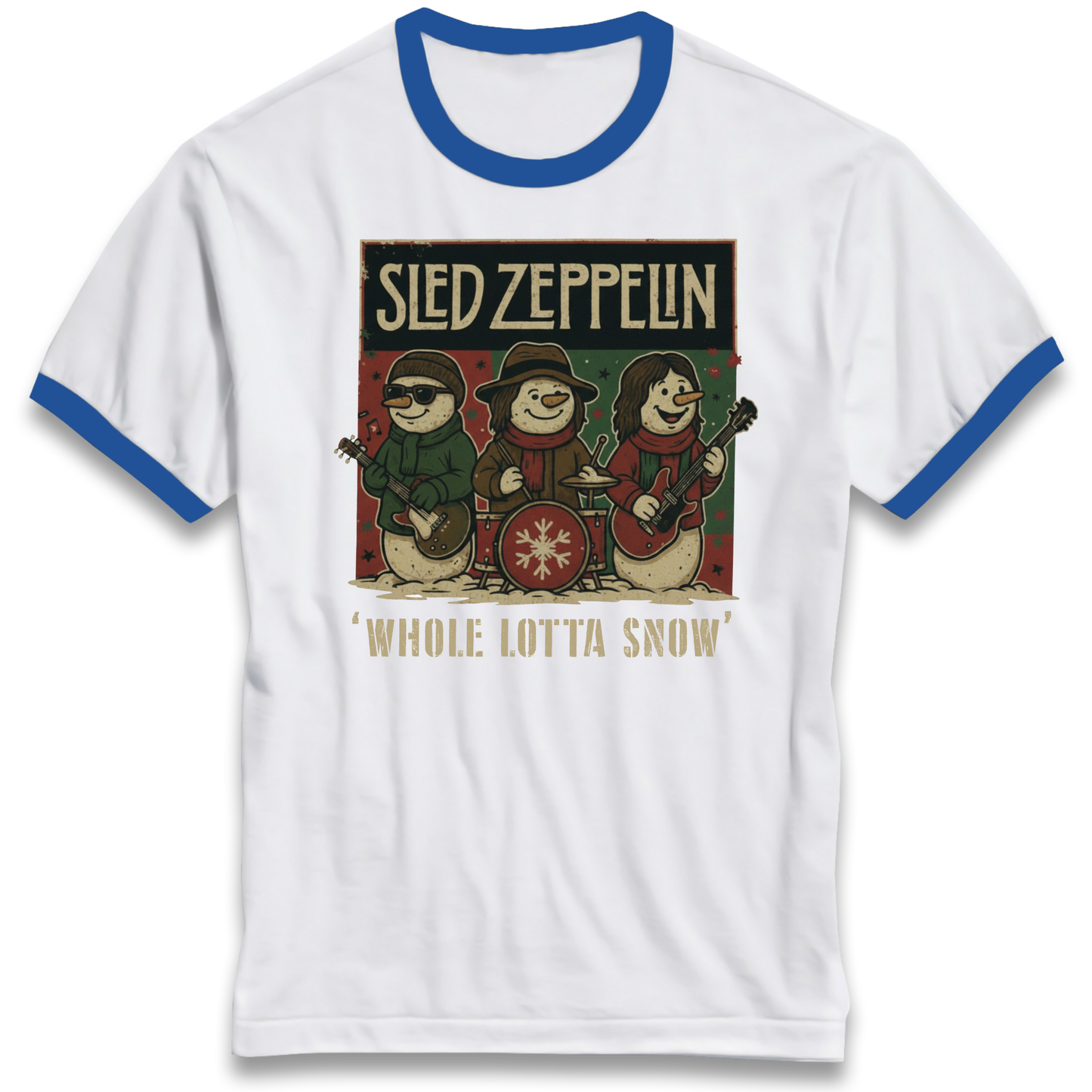 Led Zeppelin Christmas Ringer T Shirt