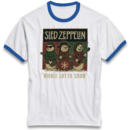 Led Zeppelin Christmas Ringer T Shirt
