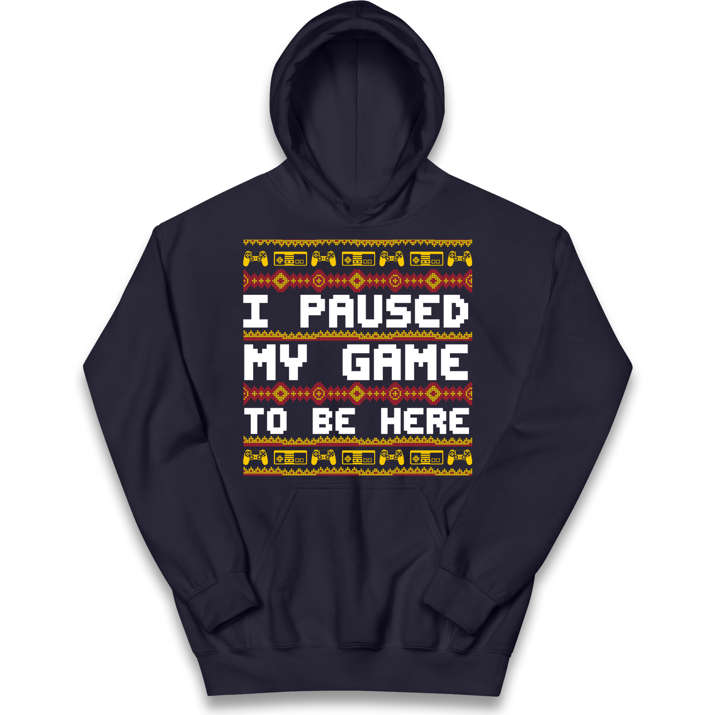 Paused My Game Kids Hoodie