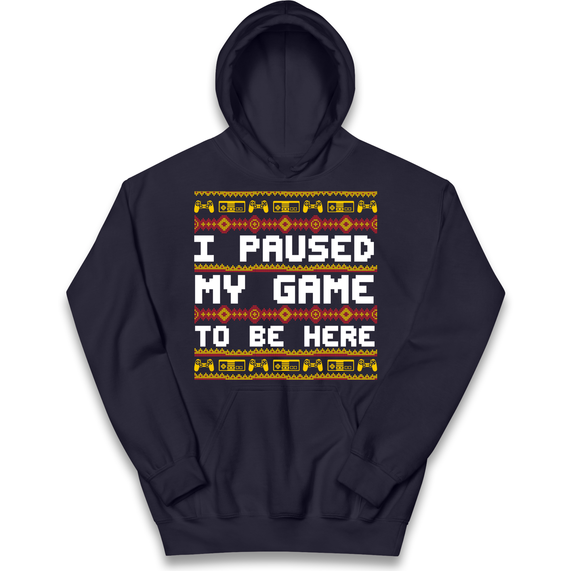Paused My Game Kids Hoodie
