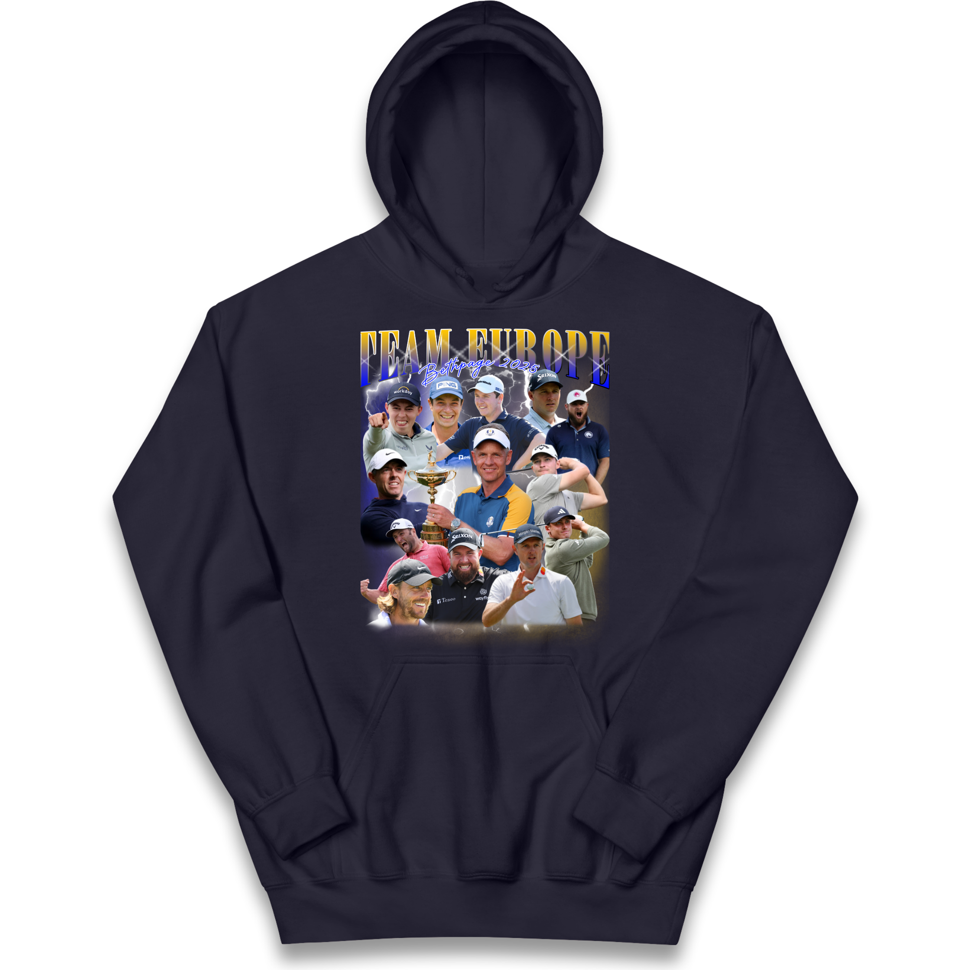 Ryder Cup 2025 Team Europe kids hoodie